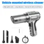 Cordless Vacuum Cleaner Brushless Motor Dual-Purpose Suction Blowing Pumping Inflation Multi-Functional Cleaning Modes Car Home Vacuum Cleaner