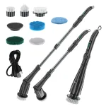 9-In-1 Multifunctional Electric Mop Handheld 3 Speed Cordless Electric Brush LCD Digital Display Electric Cleaning Brush
