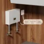220V 3000W Instant Water Heater Bathroom Kitchen Wall Mounted Electric Hot Water FastHeater LCD Temperature Display with Remote Control