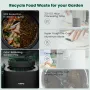 [Directo a EE. UU.] Compostador de residuos de cocina inteligente Karfo Ecostar S1, compostador eléctrico ecológico para cocina, reciclador de alimentos sostenible para encimeras de interior.