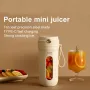 Blender jus portabel 350ml dengan 10 bilah juicer buah elektrik pengisian daya USB cangkir jus buah lemon jeruk mesin blender smoothie