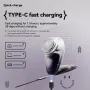 KONKA Mini Shaver Men's Electric Shaver Travel Portable Smart Type C Rechargeable Beard Shaver 5200 RPM High-speed Motor