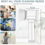 Electric Cleaning Brush Kitchen Bathroom Multifunctional Cleaner Electric Scrubber Bathroom Cleaning Brush USB Rechargeable with 5 Replaceable Brush Heads