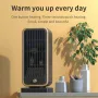 500W Electric Portable Heater PTC Ceramic Fast Space Heater Overheating Tip Over Protection 3S Heating Space For Home Office