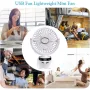 Mini Table Fan Clip Fans 3000mAh Lightweight 90 Degree Rotation Portable Fan Electric Fan USB Desk Fans Small Fan for Bedroom Office Dormitory Indoor