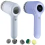 Electric Spin Scrubber Rechargeable Cleaning Brush IPX7 Waterproof 120 Min Work Time with 5 Brush Heads USB Charging for Bathroom Kitchen Basin