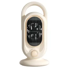 1200W ポータブル卓上電気ヒーター 小型 PTC セラミックヒーター 垂直型高出力 寝室 家庭用 冬用ヒーター 2速暖房