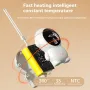 Astronaut Temperature Display 3-Speed Temperature Control USB Charging Mini Hand Warmer With Built-In Lanyard Suitable For Outdoor Activities Travel Camping