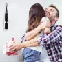 Wall Mounted Electric Toothbrush Holder Bathroom Holder Bracket Plastic Products Toothpaste Storage Rack