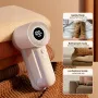 Rechargeable Fabric Shaver, 2 in 1 Electric Lint Remover with Lint Brush, Fuzz Lint Shaver, Sweater Shaver to Remove Pilling, 3-Speeds Lint Shaver Fabric Defuzzer for Clothes, Furniture