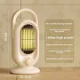 1200W Portable Desktop Electric Heater Small PTC Ceramic Heating Vertical High Power Bedroom Household Winter Heater 2 Speed Heating