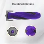1 pc Main Rolling Brush for Narwal Freo X Ultra / J4 / J4 Lite Robot Vacuum Cleaner Replacement Part