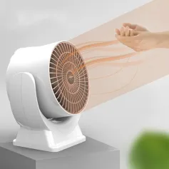 Riscaldatore elettrico da 650 W con riscaldamento rapido, controllo intelligente della temperatura, protezione dal surriscaldamento per uso domestico e in ufficio