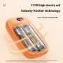 JISULIFE Hand Warmers, Rechargeable Electric Reusable Hand Warmer/Power Bank, Pocket Warmer with LED Display, Portable Hand Warmers for Outdoors Skiing Hunting Camping Golf Warm Gifts