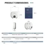 Briwellna P32 Tankless Water Heater 110V/220V On-Demand Hot Water Compact Size Smart Protection for Kitchen,Bathroom,Balcony