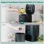 [Directo a EE. UU.] Compostador de residuos de cocina inteligente Karfo Ecostar S1, compostador eléctrico ecológico para cocina, reciclador de alimentos sostenible para encimeras de interior.