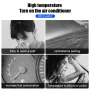 2-Speed Car Exhaust Fan 3-Head Cooling Fan Car Air Purifier Radiator Fan Window Vent Cool Ventilation Cooling Fan for Eliminating Odors Reducing Temperature with Exhaust Deodorizing Function