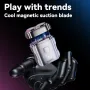 KONKA KTXD-7001S Portable Mini Shaver Men Electric Shaver Beard IPX7 Waterproof Rechargeable Magnetic Head Shaver Travel