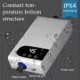 5500W Instant Water Heater 110V/220V Portable Electric Heaters for Hot Water Shower Heating Kitchen at Home