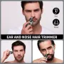 Electric Nose Hair Trimmer Rechargeable Powerful Motor 360° Rotating Head Universal Portable Nose Hair Trimming for Men Women