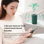 Portable Air Purifier LED Digital Display Wireless Odor Removal Negative Ion Generator for Car and Home