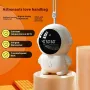 Astronaut Temperature Display 3-Speed Temperature Control USB Charging Mini Hand Warmer With Built-In Lanyard Suitable For Outdoor Activities Travel Camping