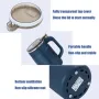 Electric Coffee Grinder 50g~200g Bean Grain Grinding Bean Particle Mill Household Electric Stainless Steel Kitchen Grinding Machine