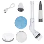5-in-1 Multifunctional Electric Cleaning Brush Wireless Rotating Mop Up to 180 mins Cleaning for Kitchen Bathroom
