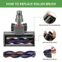Rollerborstelkop voor Dyson V7 V8 V10 V11 V15 met LED-koplamp Premium ABS Vervangend Onderdeel 966489-08 966489-11