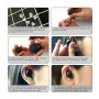 USB Rechargeable In-Canal Earphones Sound Amplifier Invisible Noise Reduction Earbuds For Elderly