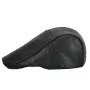 Collrown Berets Mens Flat Caps Genuine Leather Duck Tongue Cap Classic Adjustable Casual Driving Cabbie Hat
