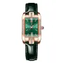POEDAGAR Fashion Rectangular Quartz Watch Female Luxury Elegant Clock Waterproof Leather Band Creative Diamond Women Watch