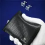 BULLCAPTAIN Men's RFID Genuine Leather Billfold Wallet with Gift Box Business Casual Multi-Card Slot Card Holder Money Clip Gift for Boyfriend Father Husband Gift