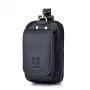 BULLCAPTAIN Men's Genuine Leather Waist Bag Casual Fashion Small Business Bag Multifunctional 7-inch Mobile Phone Bag