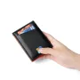 Ví da thật mỏng Ekphero dành cho nam, chặn RFID, ngăn đựng thẻ tín dụng tối giản, ví gấp đôi, quà tặng cho nam giới