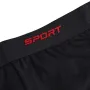 3pcs Men's Black Boxer Briefs Breathable Comfy Boxer Trunks, Elastic Sports Shorts, Men's Casual Underwear For Daily Wear S-XL