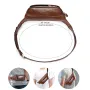 BULLCAPTAIN Men's Genuine Leather Fanny Bag Adjustable Strap Waist Bag Retro Crossbody Chest Bag
