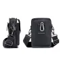 BULLCAPTAIN Men Casual Waist Bag Belt Purse Genuine Leather Multifunctional Shoulder Messbage Bag Mobile Phone Crossbody Bags Waist Pack
