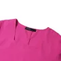 ZANZEA - Vestidos de verano para mujer, estilo vintage, informal, con mangas abullonadas, cuello cuadrado, holgado, liso