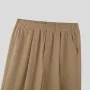 INCERUN Men's Two-piece Outfits, Suit Collar Draped Short Sleeve Shirt + Pant, Casual Comfy Loose Suits For Summer