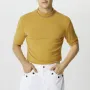 INCERUN Mens Solid Half-Collar Short Sleeve T-Shirt