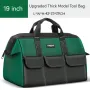 Large Capacity Handheld Tool Bag Carpentry Tools Electrician Bag Repair Wear-resistant Thickened Canvas Men's Field Use Storage Tool Bag