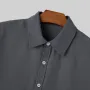 INCERUN Men Two Pieces Set Fashion-forward Males' Korean Style Short Sleeve Shirt + Pants Solid Color Clothing Casual Set