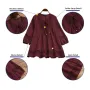 ZANZEA Women's Shirt Solid Lace Blouse Eyelet Lace Patchwork 3/4 Length Sleeve Top Summer Daily Casual Shirts
