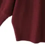 ZANZEA Daily Style Women Knitted Long Sleeve Crew Neck T-shirt Casual Solid Loose Work Tops