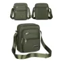 Men's Portable Business Casual Crossbody Bag Multi-compartment Lightweight Waterproof Nylon Shoulder Bag for Travel Daily Use