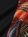 ChArmkpR Mens Pants Ethnic Pattern Patchwork Drawstring Waist Loose Sweatpants Casual Trousers