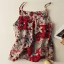 ZANZEA Women Camisole Tanks Top Ladies Cotton Linen Print Vest Sleeveless Undershirt Large Size Linen Loose Tanks