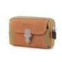 Outdoor 6.5'' Phone Canvas Men Waist Bag Large Capacity Small Portable Coin Key Storage Belt Pack for Travel Camping