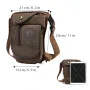 Men's Sports Adjustable Tactical Military Waist Bag Leg Bag Multi-Pocket Lightweight Waterproof Crossbody Bags for Outdoor Hiking Cycling Motorcycle Travel